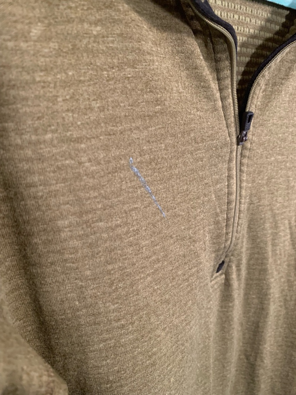 Patagonia Mens Capilene Thermal Weight Zip Neck Pullover Green L Outdoor Layer - Picture 4 of 6